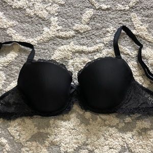 Black Lace Victoria’s Secret Demi Bra 32DD